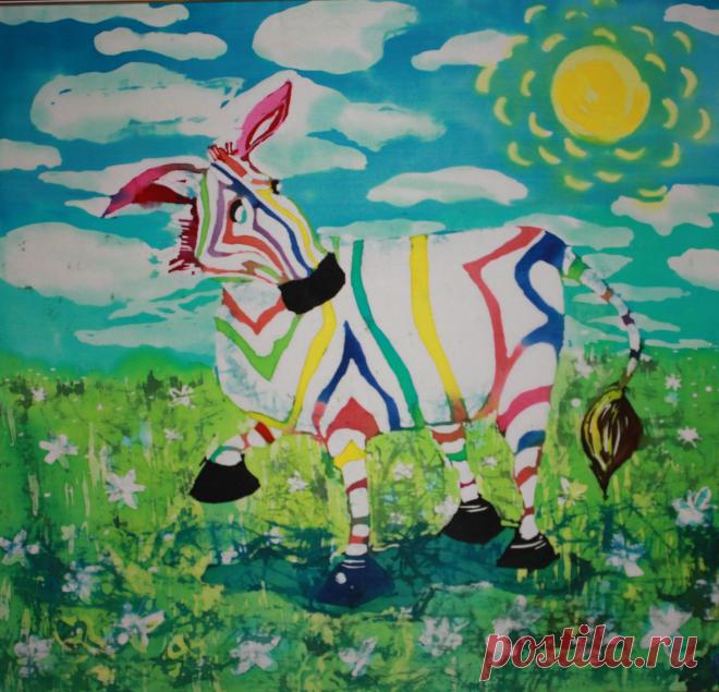 Веселая зебра