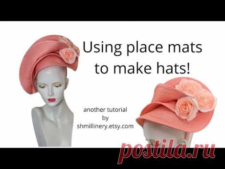 Hats made with place mats