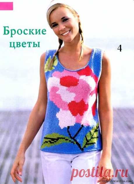 Жаккардовый топ.
