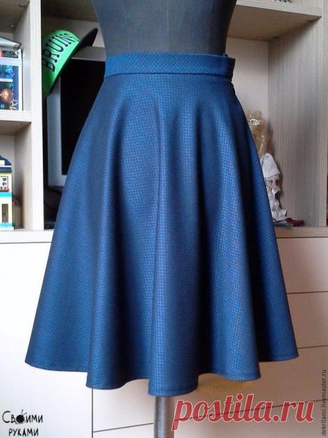 Шьем юбку-полусолнце. Мастер-класс