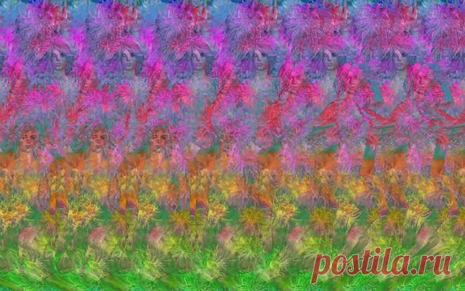 Что изображено на картинках: расслабь глаза, чтобы увидеть объёмное изображение | Стереокартинки | Яндекс Дзен