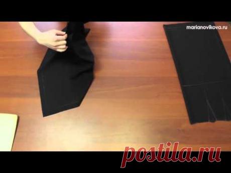 Подготовка юбки к первой примерке