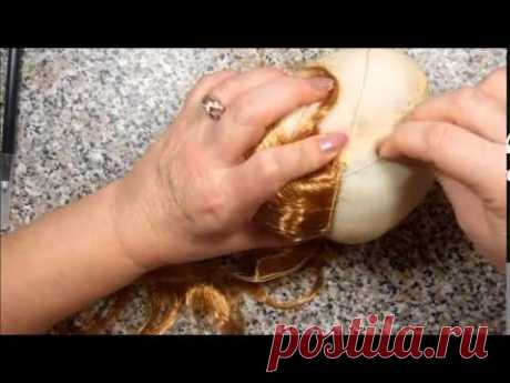 Волосы для куклы из карнавальных паричков