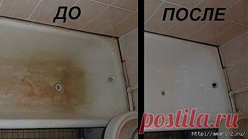Чистящее средство для ванн своими руками..