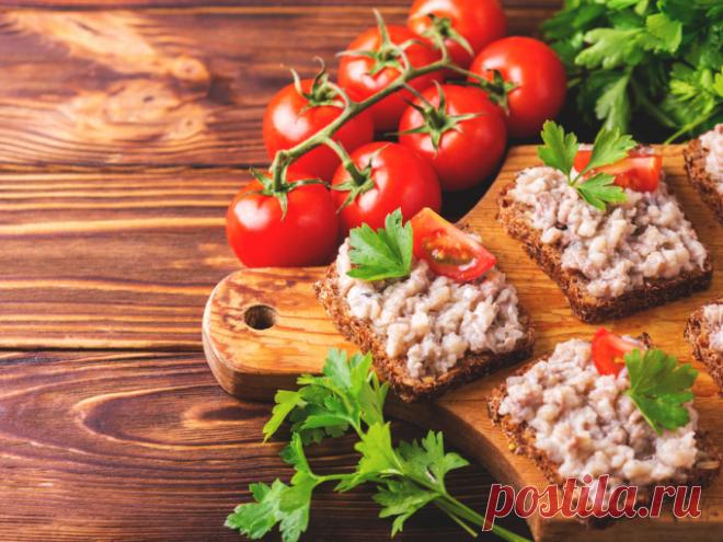 Рыбный паштет (очень бюджетный вариант)