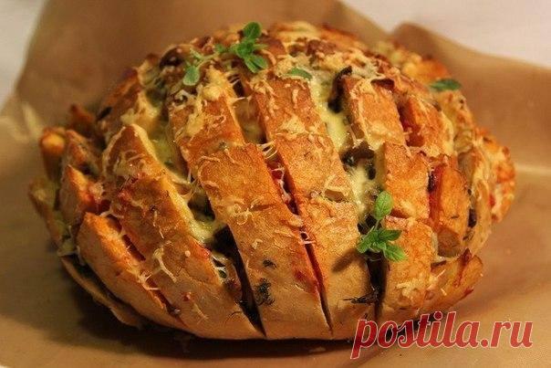 Закусочный хлеб на скорую руку