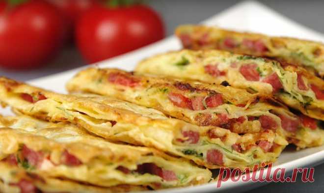 Вкусная закуска из лаваша