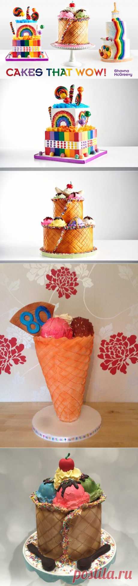 Learn to make an ice cream themed cake in Craftsy's Cakes That Wow!