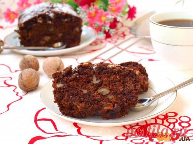 Постный шоколадный манник с изюмом и орехами - Кулинарные рецепты на Food.ua
