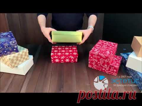 Самосборные коробки из микрогофрокартона и ламинированного картона — Эстетис - изготовление подарочных и шляпных коробок в России