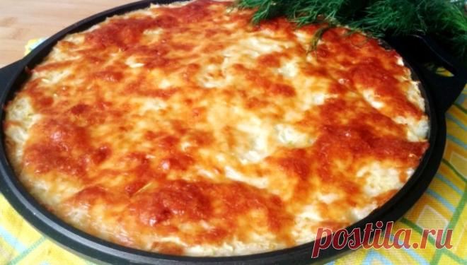 Запеканка из кабачков с сыром и рисом в духовке. Видео рецепт