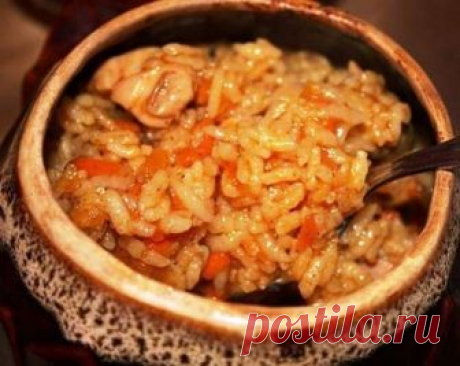 Куриный плов рецепт с фото пошагово как приготовить в духовке в горшочках Хочу поделиться с вами отличным кулинарным рецептом быстрого приготовления очень вкусного мясного блюда, которое называется «Куриный плов в горшочках». Если вам захотелось покушать куриного плова, и вы не хотите тратить на приготовление много времени, тогда этот интересный рецепт вам подойдёт! Давайте рассмотрим, как быстро приготовить куриный плов в горшочках...