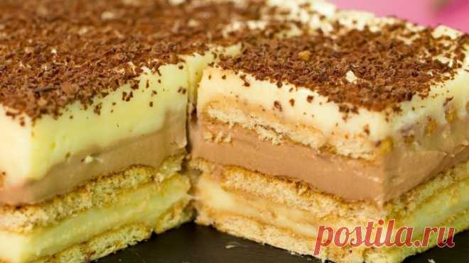 Десерт на все случаи жизни! Самый нежный, воздушный и очень вкусный торт бе