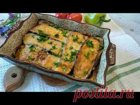 Запеченные баклажаны с сыром и куриной грудкой! / Баклажаны в духовке