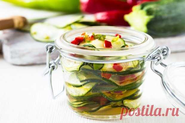Жареные кабачки на зиму — Домашняя кулинария