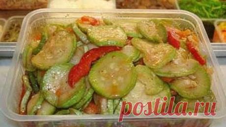 Кабачки по-корейски «улетают» первыми