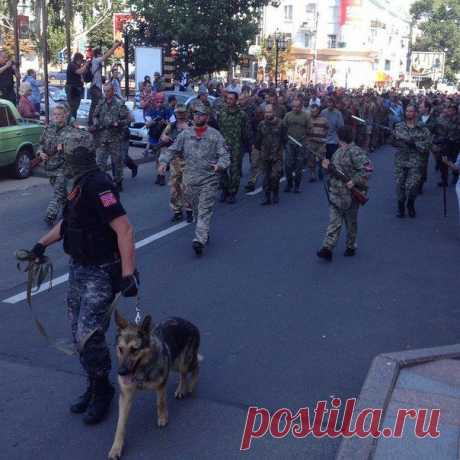 . Пленных украинцев ведут по центру Донецка. Вот вам и парад. Жутко на самом деле. Самое мягкое, что скандировали люди: Фашисты - Народные новости - МОЁ! Online Воронеж