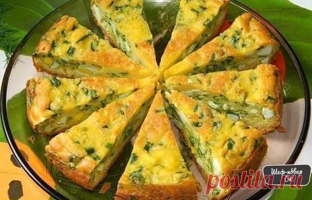 Пирог с яйцами и зеленым луком | OK.RU