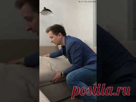 Детализация в мебели. Современный угловой диван.