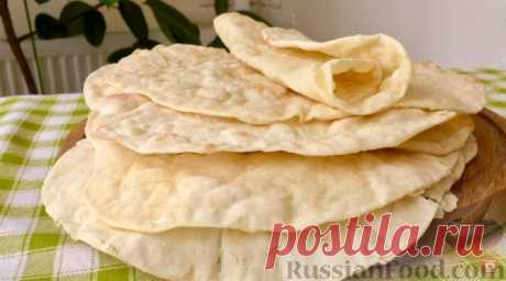 Рецепт: Домашний лаваш на RussianFood.com