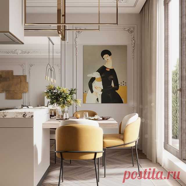 Photo shared by Интерьеры и Дизайны on April 12, 2021 tagging @reroom_design. May be an image of table and living room.