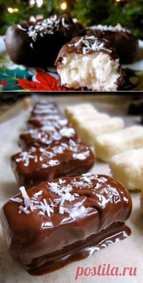 Мини-десерт «Баунти» / Конфеты / TVCook: пошаговые рецепты с фото