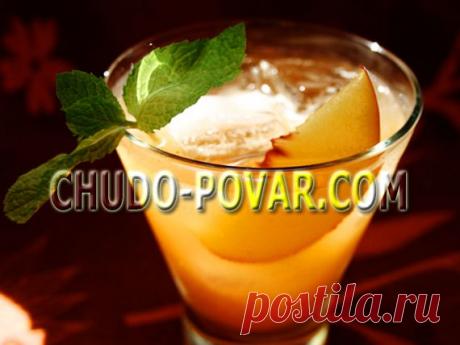 КОМПОТ ИЗ ПЕРСИКОВ. Рецепт персикового компота с фото