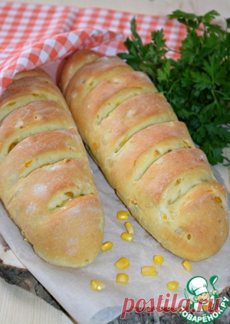 Кукурузные батоны - кулинарный рецепт
