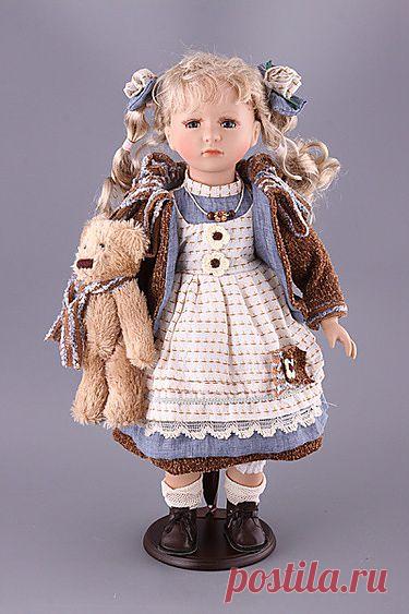 Кукла фарфоровая, высота=50 см. (817106)