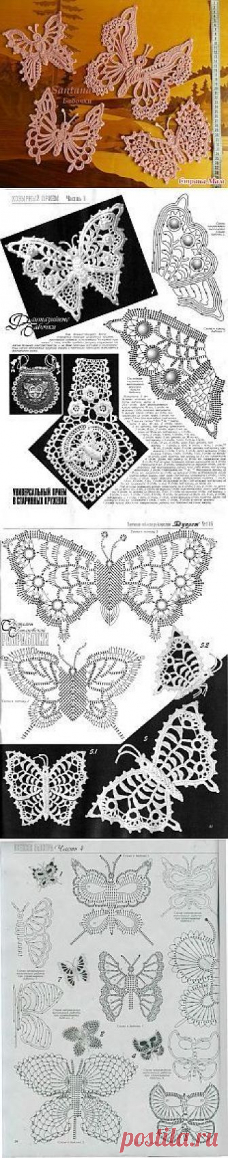 Discover thousands of images about Os motivos de renda irlandesa (borboleta) - Mom País