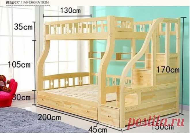 Кровати своими руками: идеи с размерами