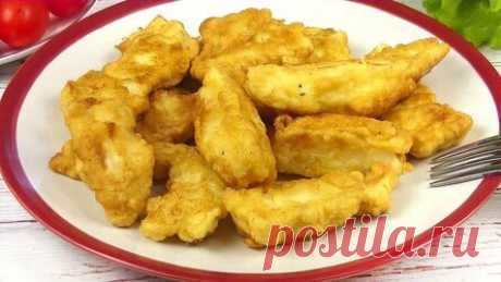 Рыбка на ужин за 10 минут! Самый простой и вкусный универсальный кляр