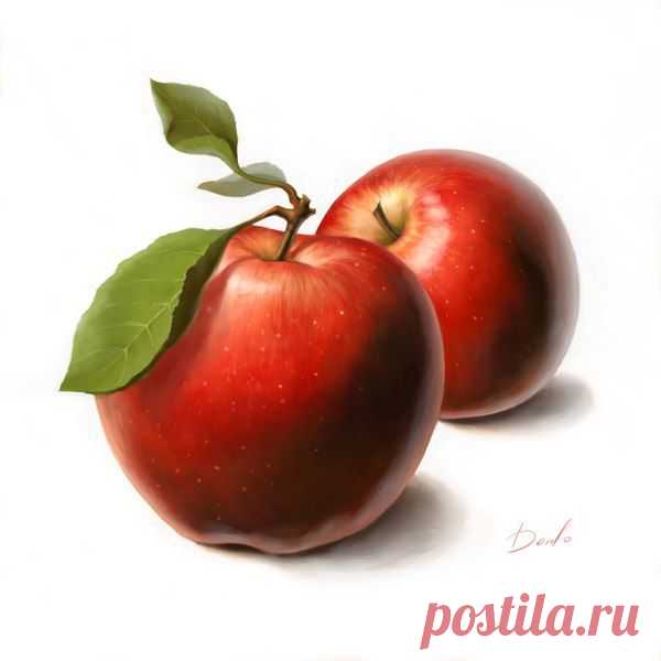 Яблоки для декупажа