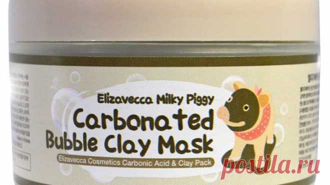 ПУЗЫРЬКОВАЯ ГЛИНЯНАЯ МАСКА ELIZAVECCA MILKY PIGGY CARBONATED BUBBLE CLAY MASK 100 мл.