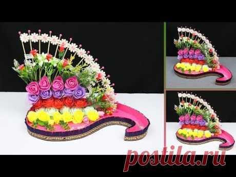 Beautiful home decoration idea with waste items | Home decorating ideas handmade