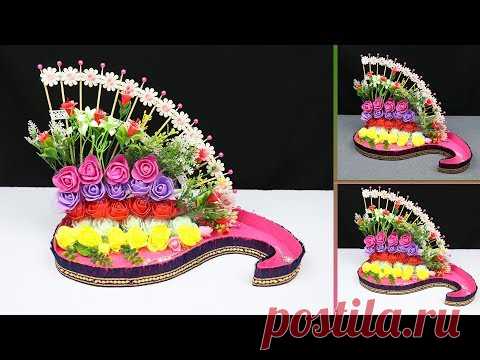 Beautiful home decoration idea with waste items | Home decorating ideas handmade