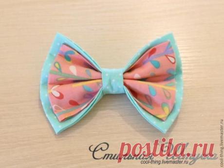 Как самостоятельно сделать &quot;бабочку&quot; на шею и что для этого понадобится?