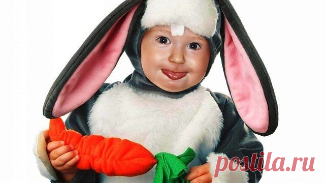 Новогодний костюм для малыша.  Зайченок с морковкой