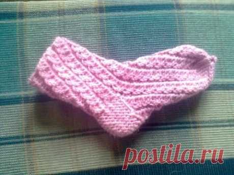 Красивые носочки для девочки (Вязание спицами) &amp;#8211; Журнал Вдохновение Рукодельницы