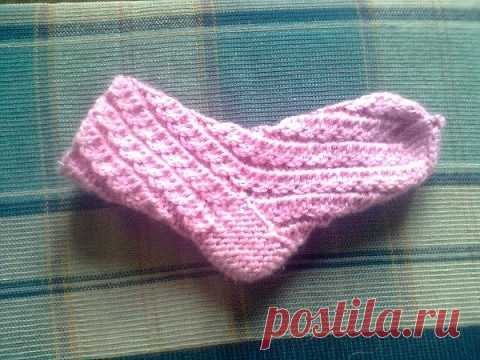 Красивые носочки для девочки (Вязание спицами) &#8211; Журнал Вдохновение Рукодельницы