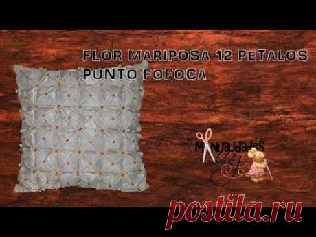 COJIN  FLOR MARIPOSA 12 PETALOS | Manualidades Anny