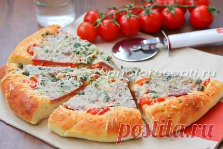ПИЦЦА ТАШИР. Рецепт мягкого и вкусного теста для пиццы.