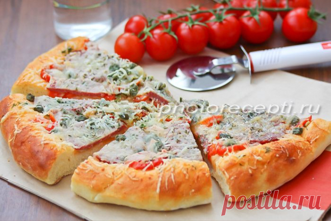 ПИЦЦА ТАШИР. Рецепт мягкого и вкусного теста для пиццы.