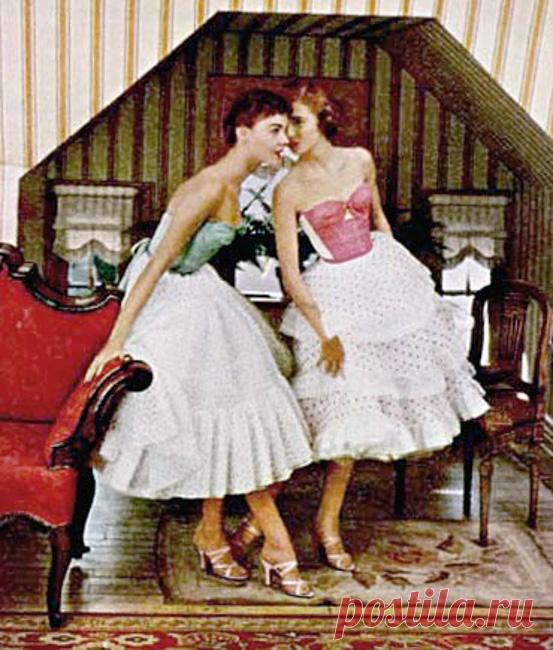 Крой корсажа и нижней юбки: рекомендации из 60х