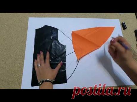 Моделирование готового шаблона для построения жакета с пелириной.