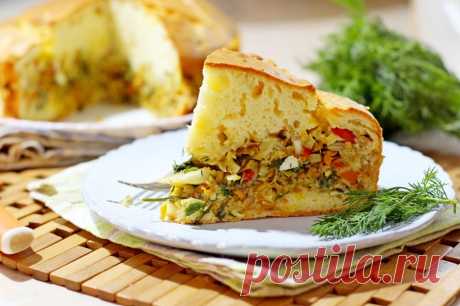 Заливной пирог с тушеной капустой - пошаговый рецепт с фото - как приготовить, ингредиенты, состав, время приготовления - Леди Mail.Ru