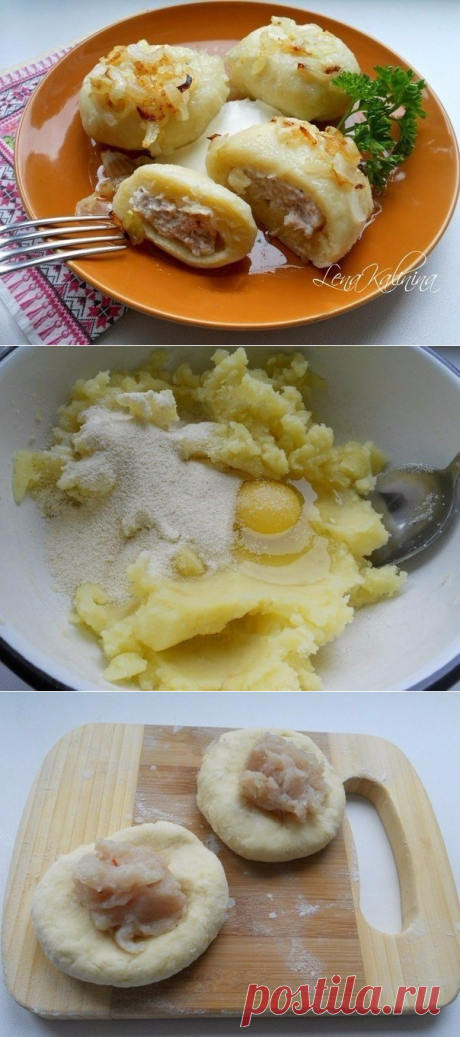 Как приготовить картофельные галушки с мясом - рецепт, ингридиенты и фотографии