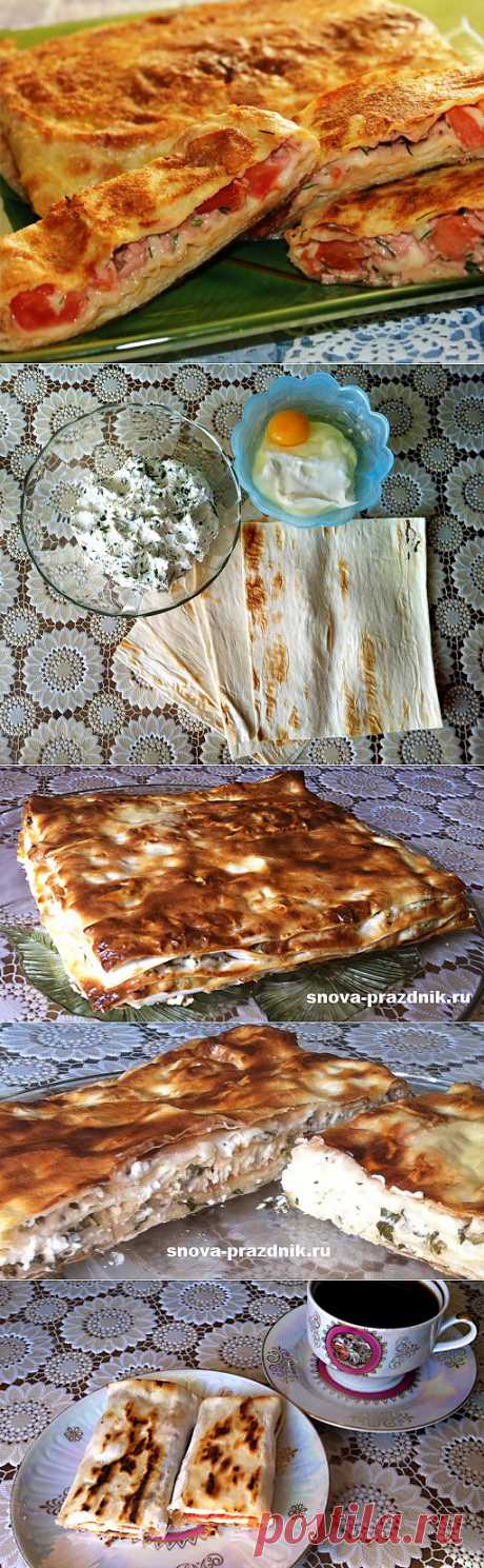 Быстрые рецепты из лаваша.