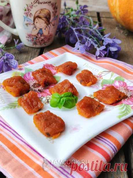 Тыквенные конфеты в духовке — рецепт с фото пошагово