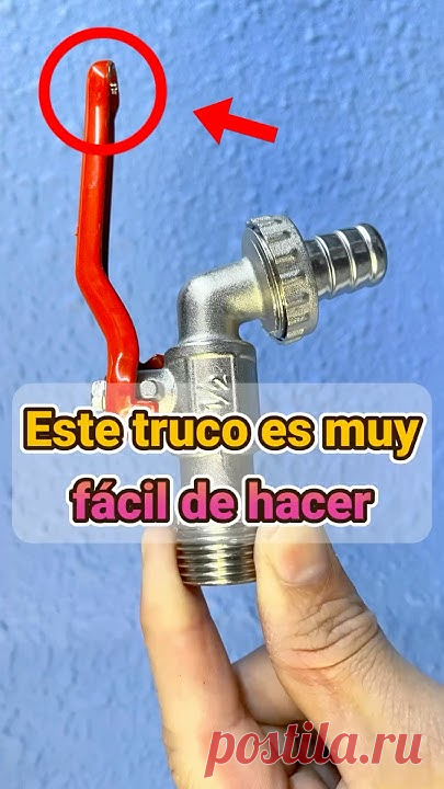 Este truco es muy fácil de hacer. Pero por qué nadie lo usa. #plomeria #casa